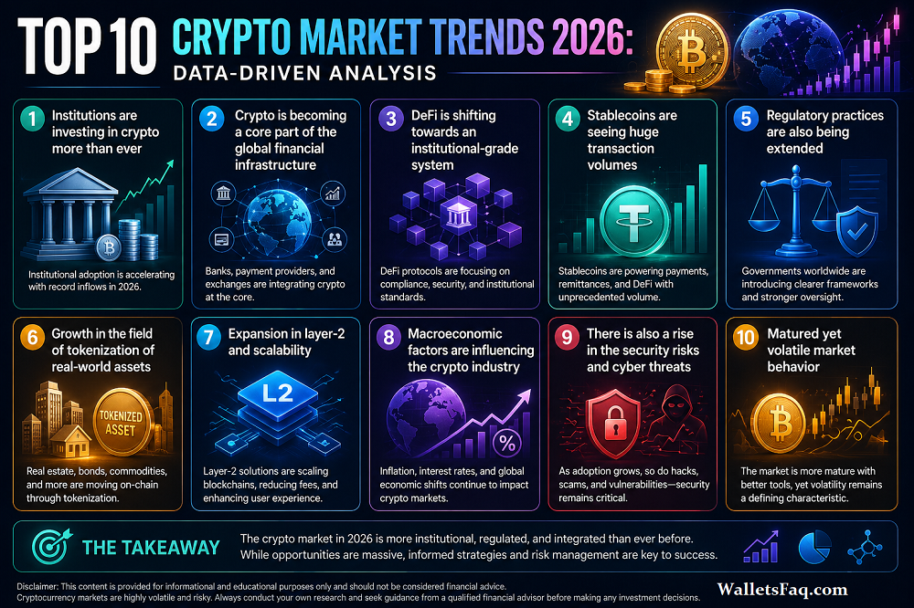 Top 10 crypto market trends 2026